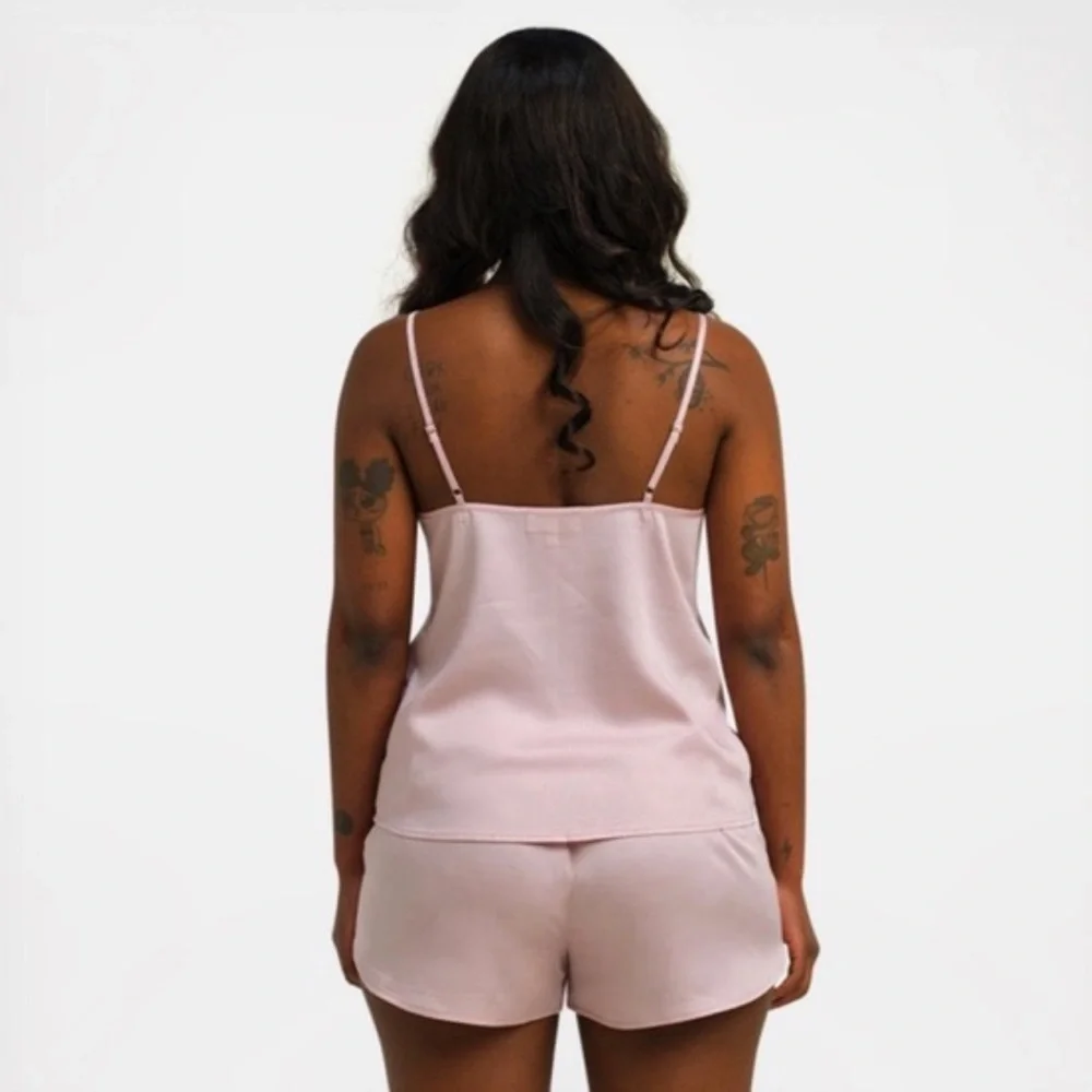 NWT- ETTITUDE Sateen‎ Cami Cloud pink (light pink)